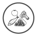 Hygienic For Food Use Icon